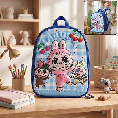 Small 12 inch kids school bag with playful cartoon design