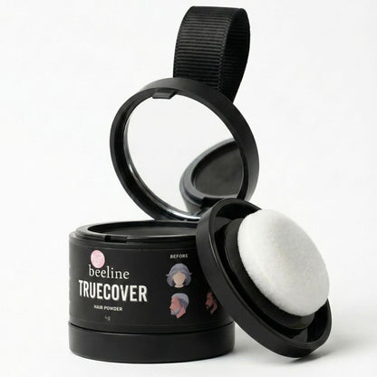 Fiber powder component of hairline color powder for scalp coverage