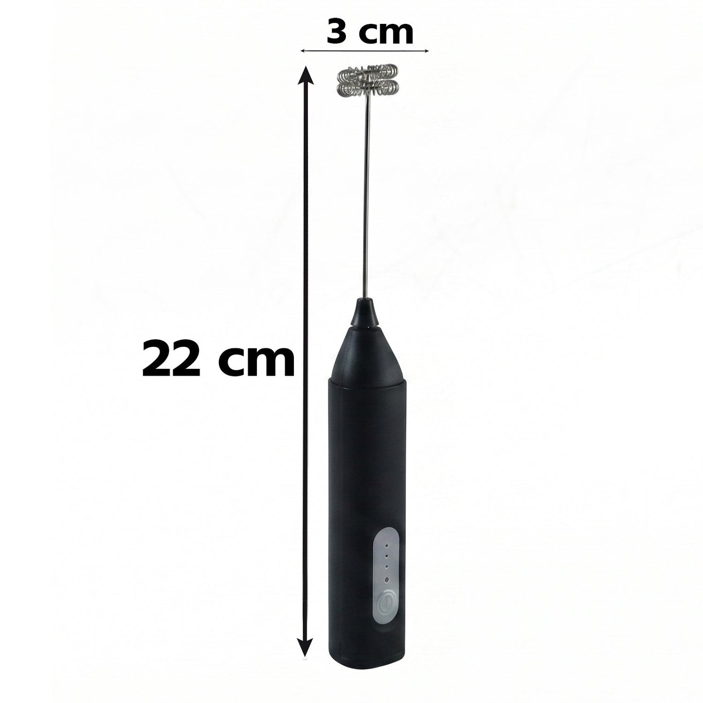 Cordless milk frother wand for creamy coffee foam at home