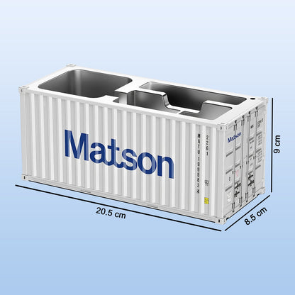 Pen holder compartment of the durable container-style desk organizer