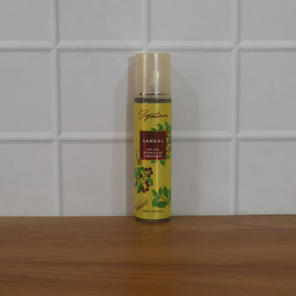 Car perfume sandalwood scent spray for vehicle freshness