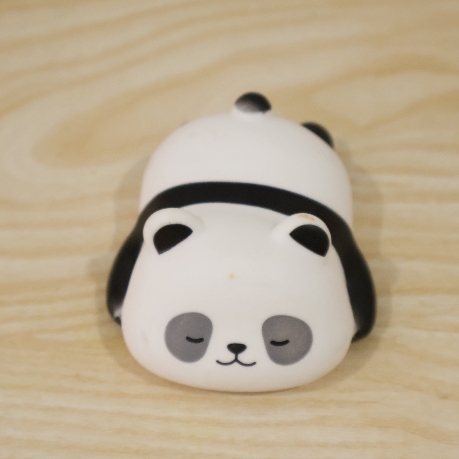Rechargeable silicone sleeping panda night light for kids rooms