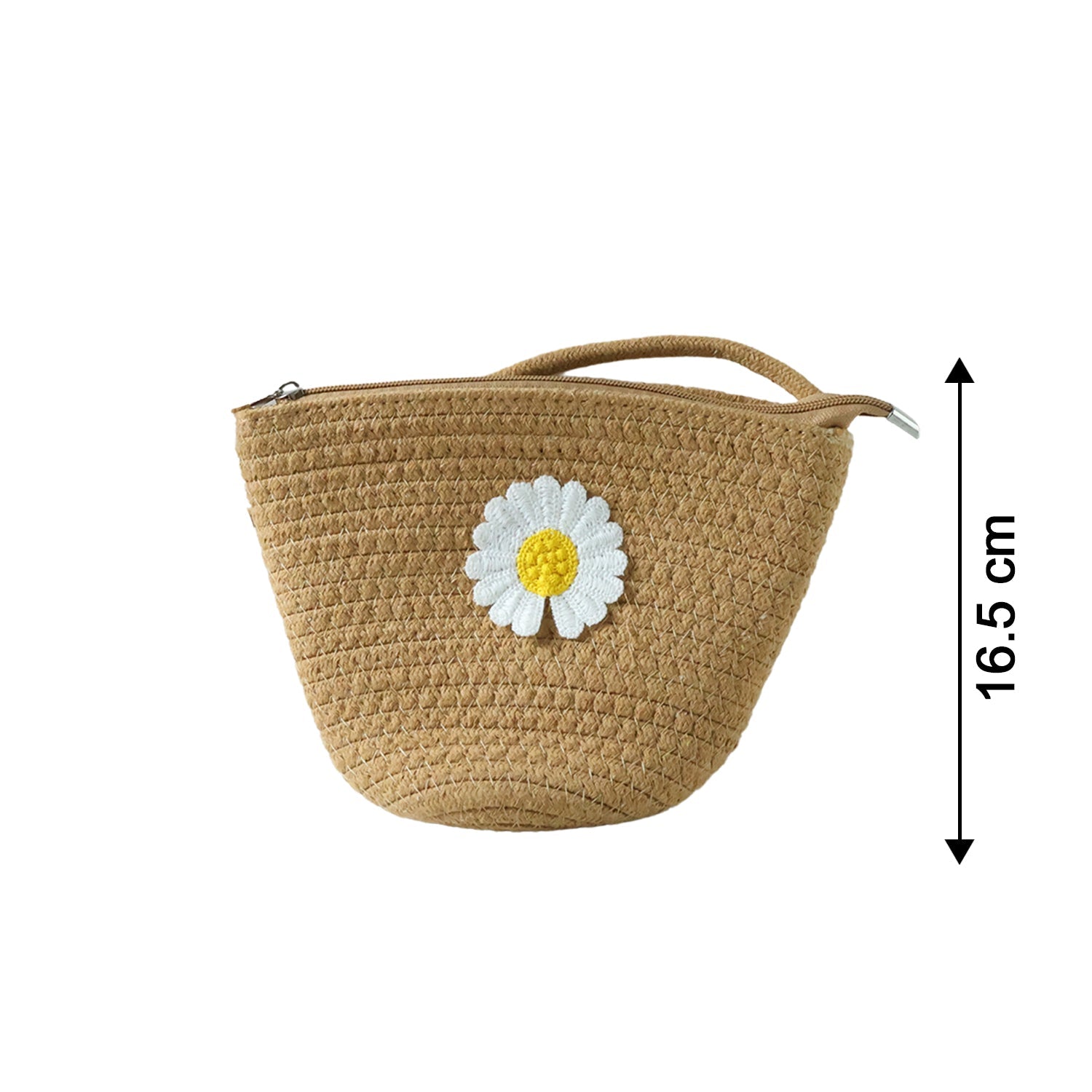 Versatile eco-friendly jute shoulder bag for women