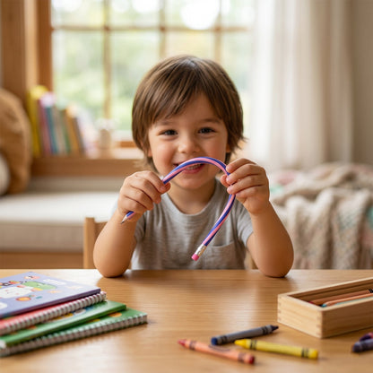 Creative pink children’s stationery set ideal for school, drawing, and gifting.