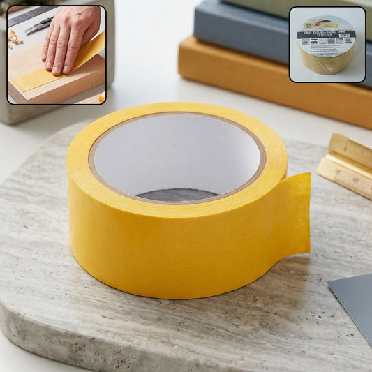 Transparent grid mesh double sided tape for mounting and crafts