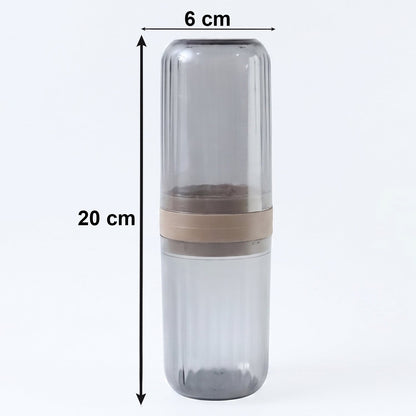 Easy carry foldable travel toothbrush cup design