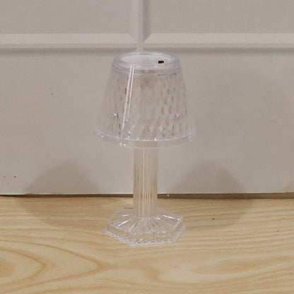 Decorative crystal lamp perfect for adding sparkling light to any corner.