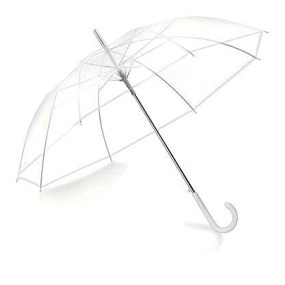Bubble style transparent dome canopy design providing full rain coverage