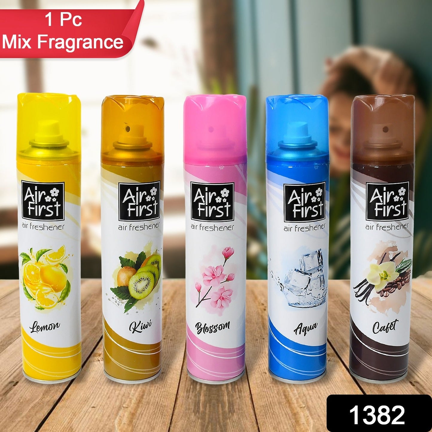 Air Freshener Sprays arranged for home and office, creating a fresh environment.