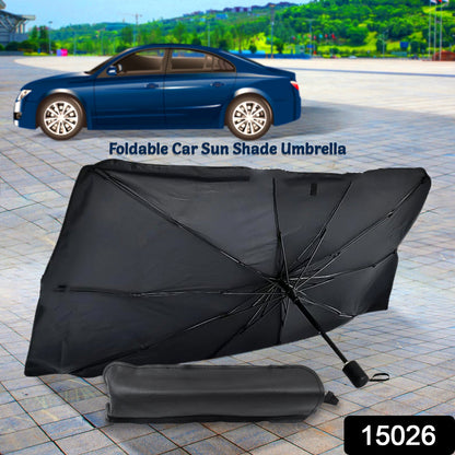 Detail view of the durable material and construction of the Car Windshield Sun Shade.